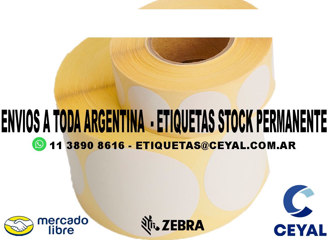 ETIQUETAS ADHESIVAS FABRICAS 62 x 48