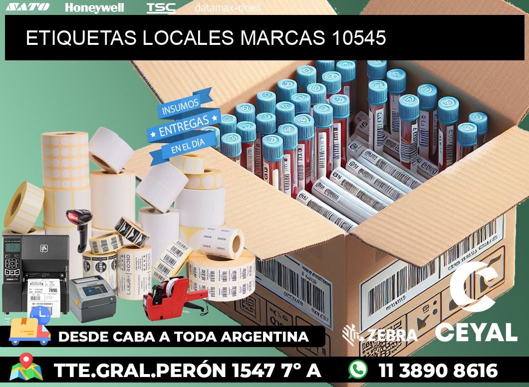 ETIQUETAS LOCALES MARCAS 10545