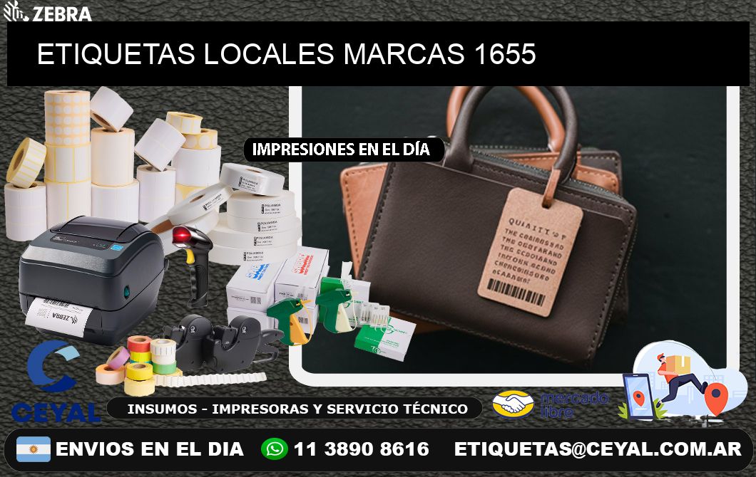 ETIQUETAS LOCALES MARCAS 1655