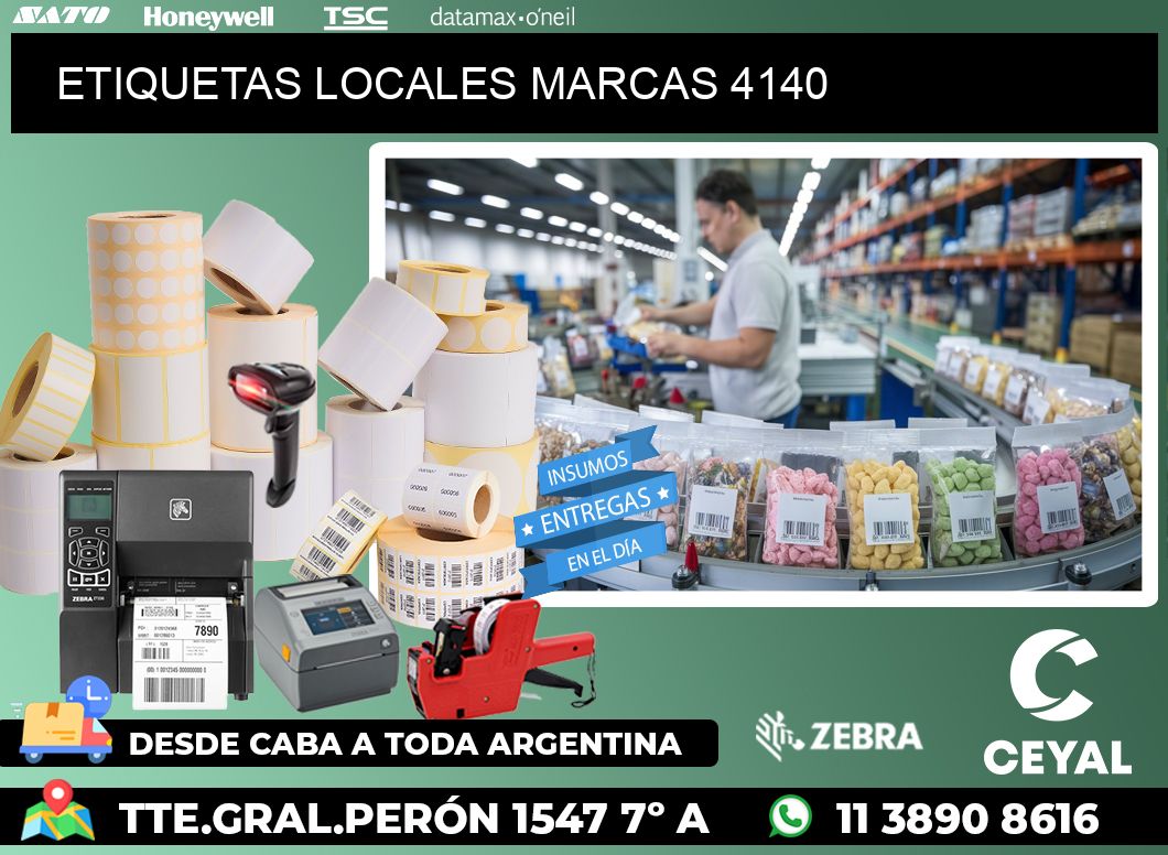 ETIQUETAS LOCALES MARCAS 4140