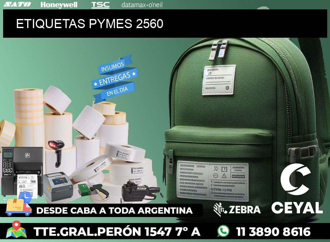 ETIQUETAS PYMES 2560