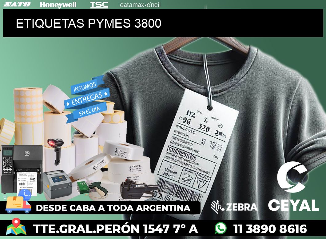 ETIQUETAS PYMES 3800