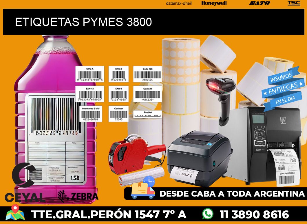 ETIQUETAS PYMES 3800