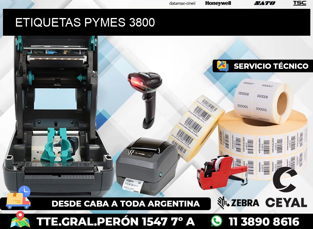 ETIQUETAS PYMES 3800