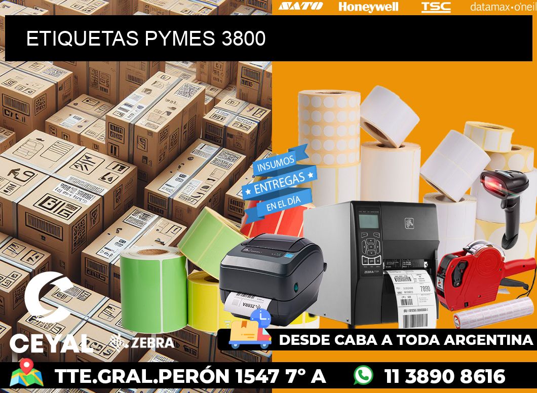 ETIQUETAS PYMES 3800