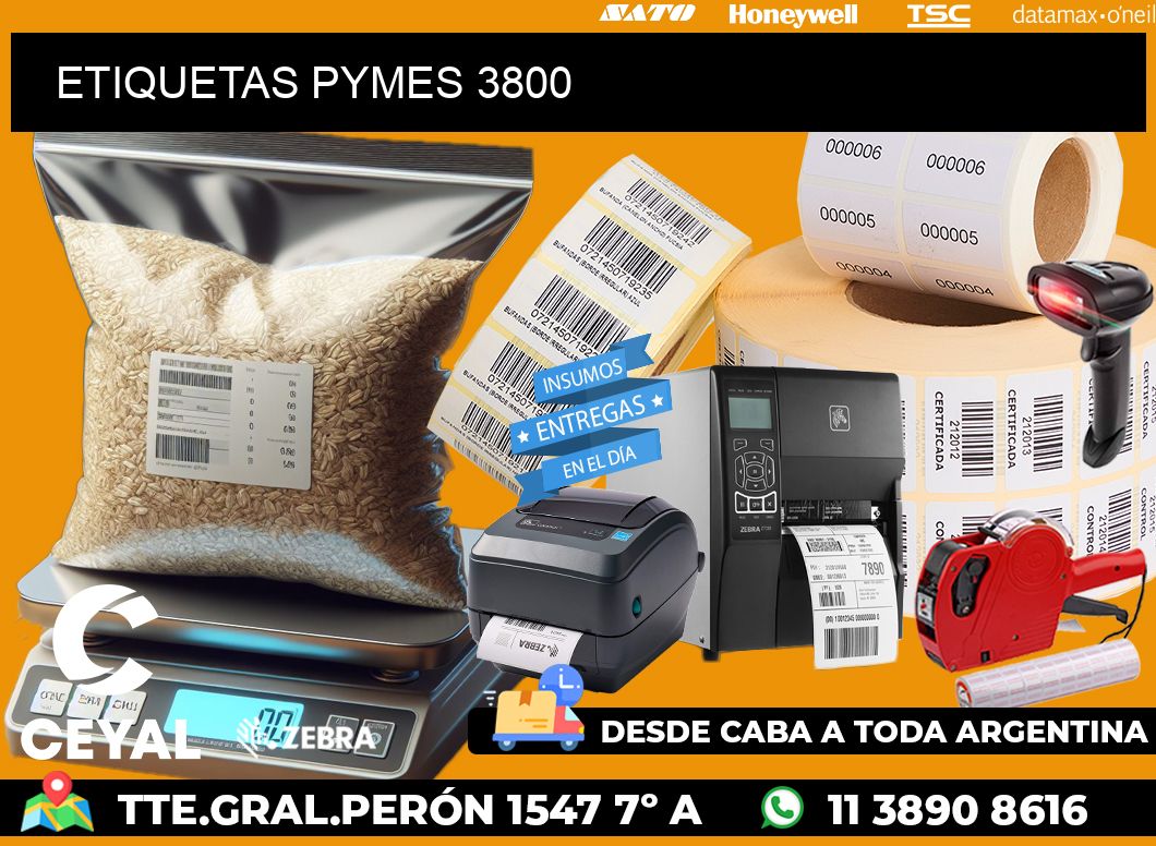 ETIQUETAS PYMES 3800