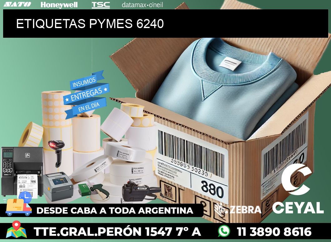 ETIQUETAS PYMES 6240