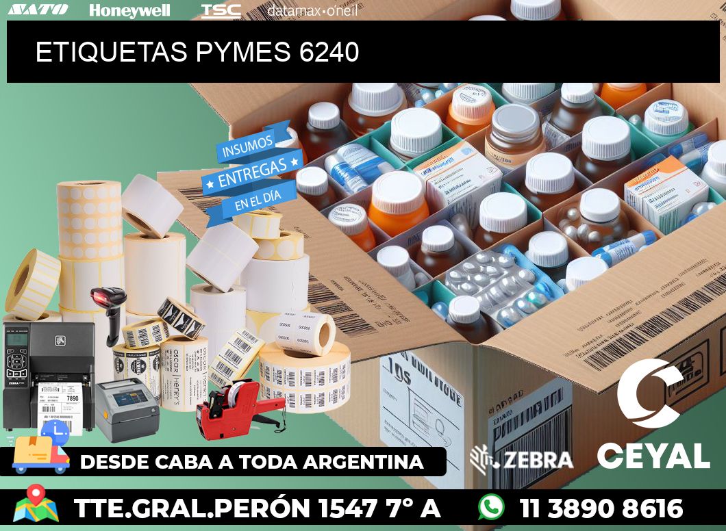 ETIQUETAS PYMES 6240
