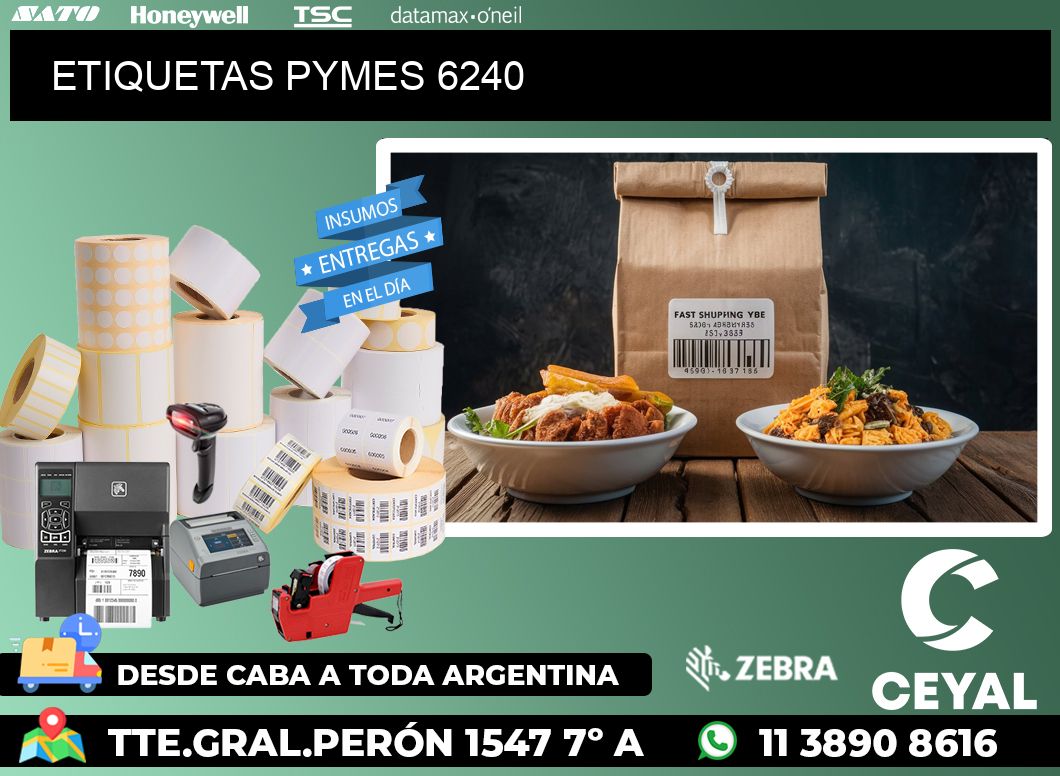 ETIQUETAS PYMES 6240