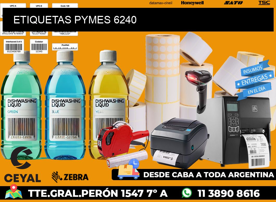 ETIQUETAS PYMES 6240