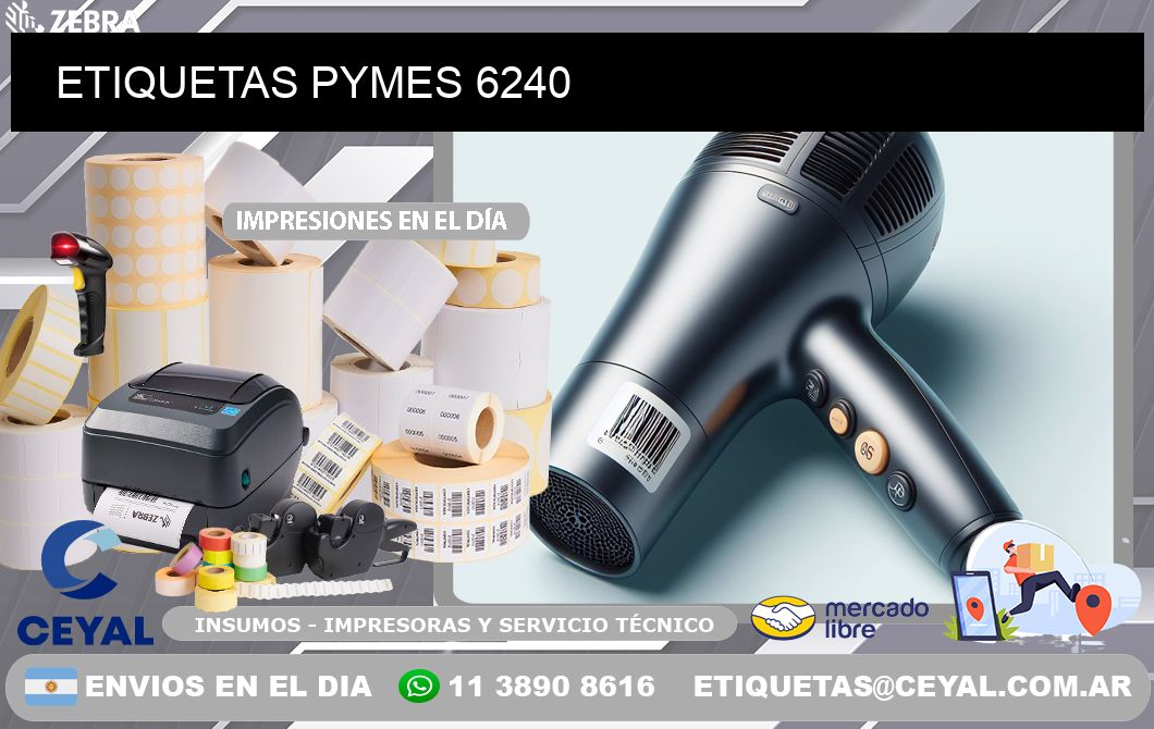 ETIQUETAS PYMES 6240