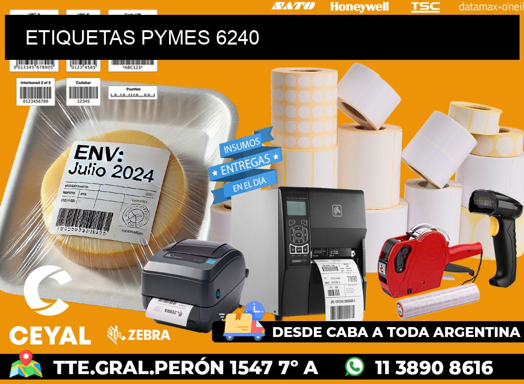 ETIQUETAS PYMES 6240