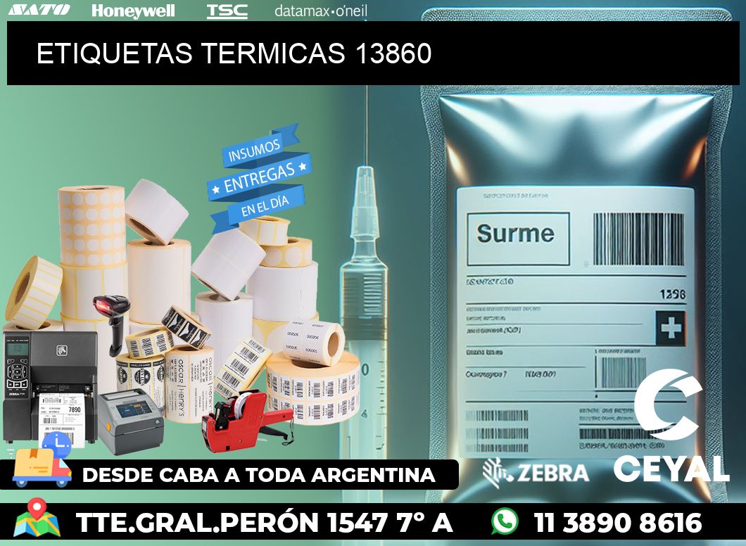 ETIQUETAS TERMICAS 13860