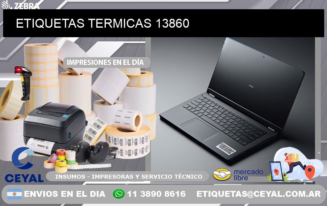 ETIQUETAS TERMICAS 13860