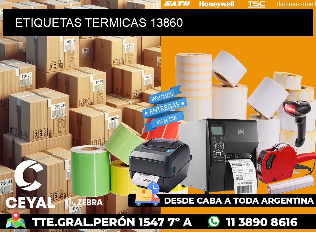 ETIQUETAS TERMICAS 13860
