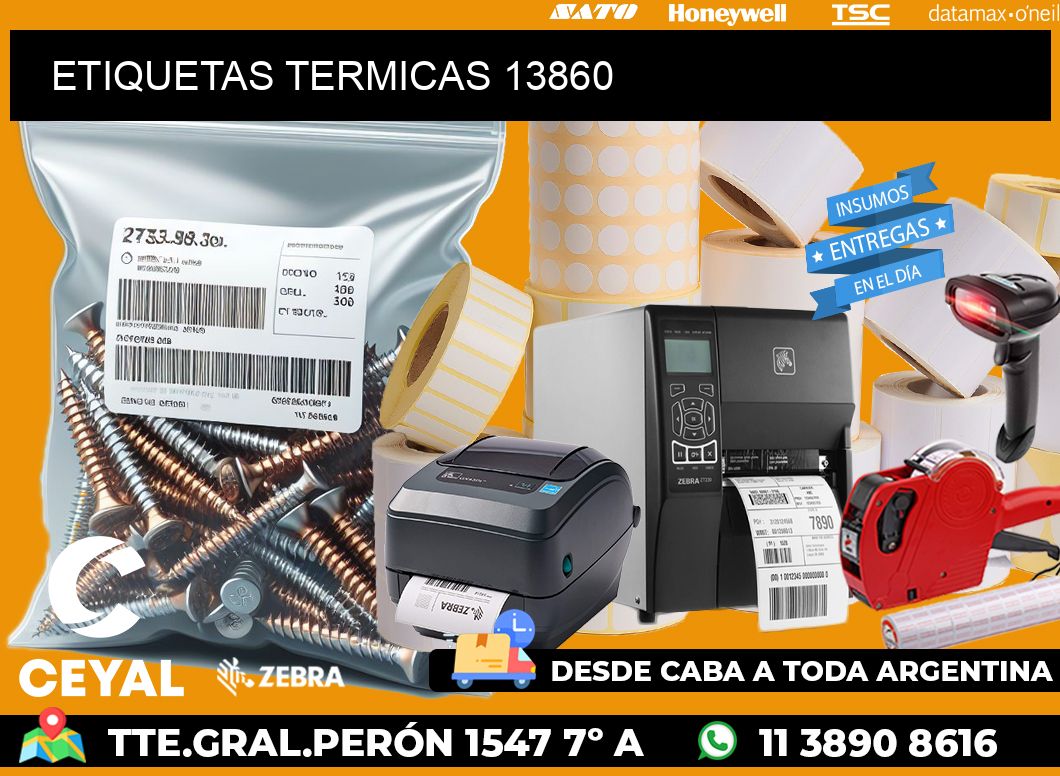 ETIQUETAS TERMICAS 13860