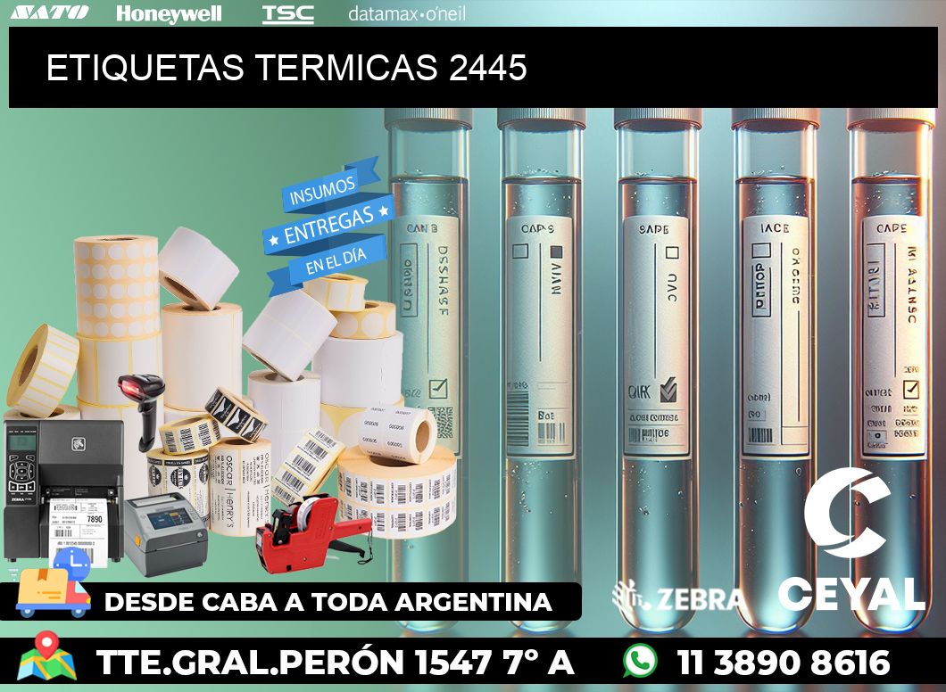 ETIQUETAS TERMICAS 2445