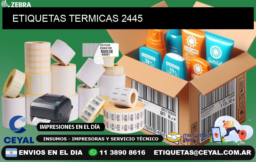 ETIQUETAS TERMICAS 2445