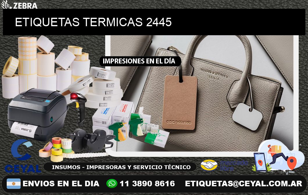 ETIQUETAS TERMICAS 2445