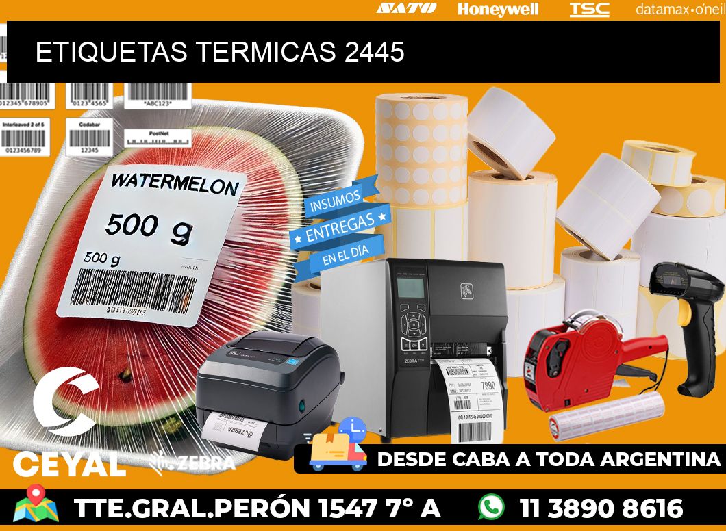ETIQUETAS TERMICAS 2445