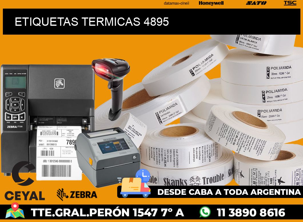 ETIQUETAS TERMICAS 4895