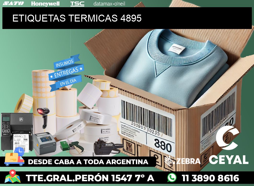 ETIQUETAS TERMICAS 4895