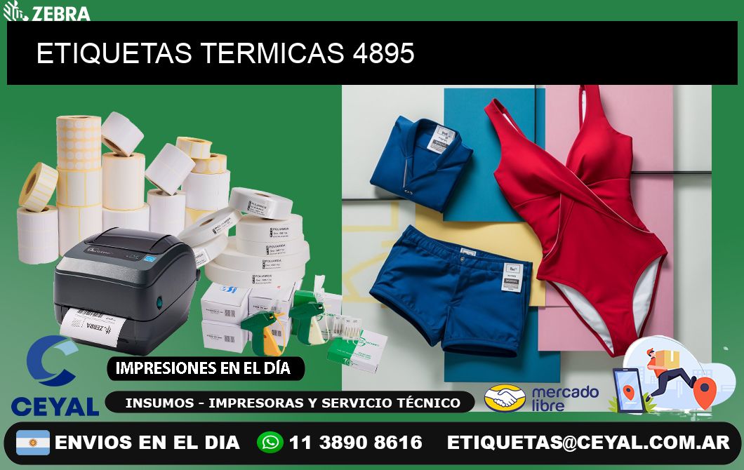 ETIQUETAS TERMICAS 4895