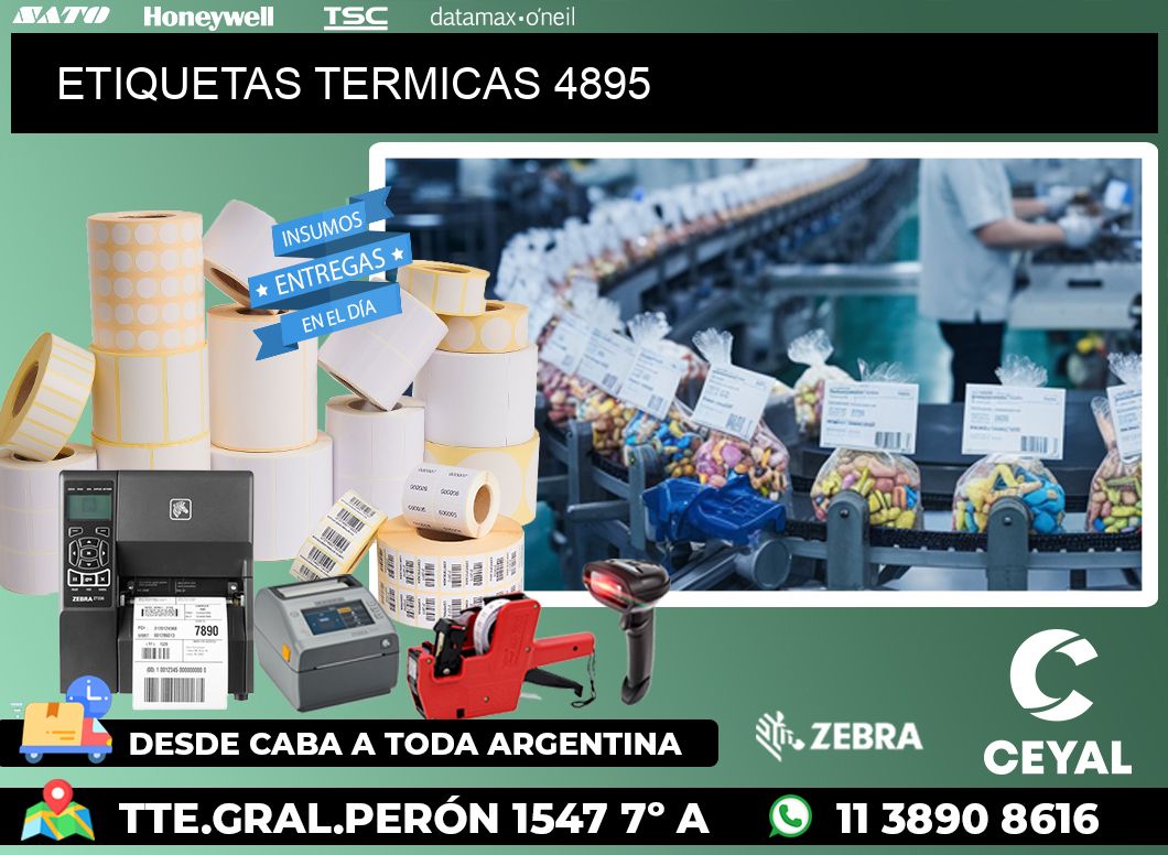 ETIQUETAS TERMICAS 4895