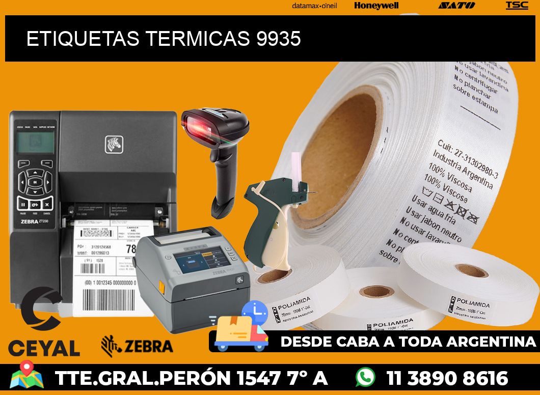 ETIQUETAS TERMICAS 9935