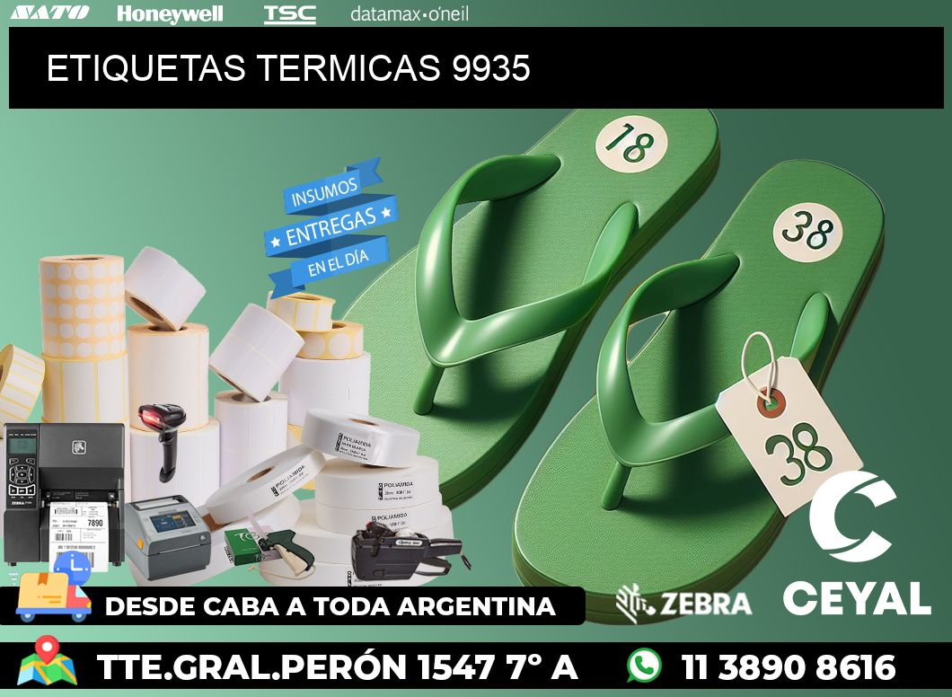 ETIQUETAS TERMICAS 9935
