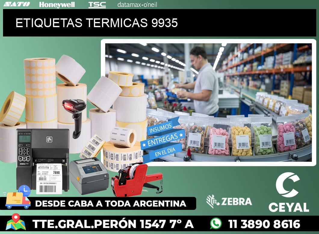ETIQUETAS TERMICAS 9935