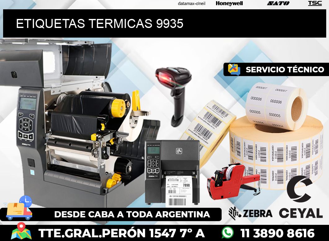 ETIQUETAS TERMICAS 9935