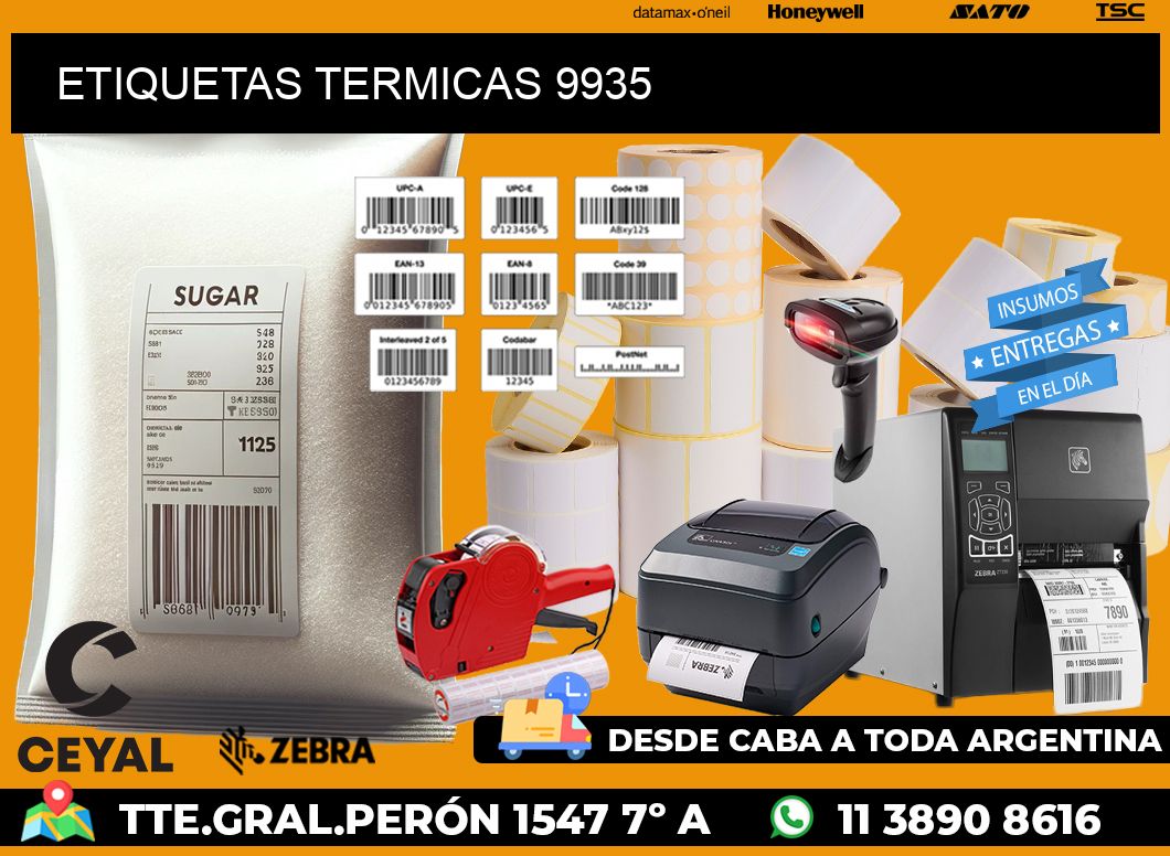 ETIQUETAS TERMICAS 9935