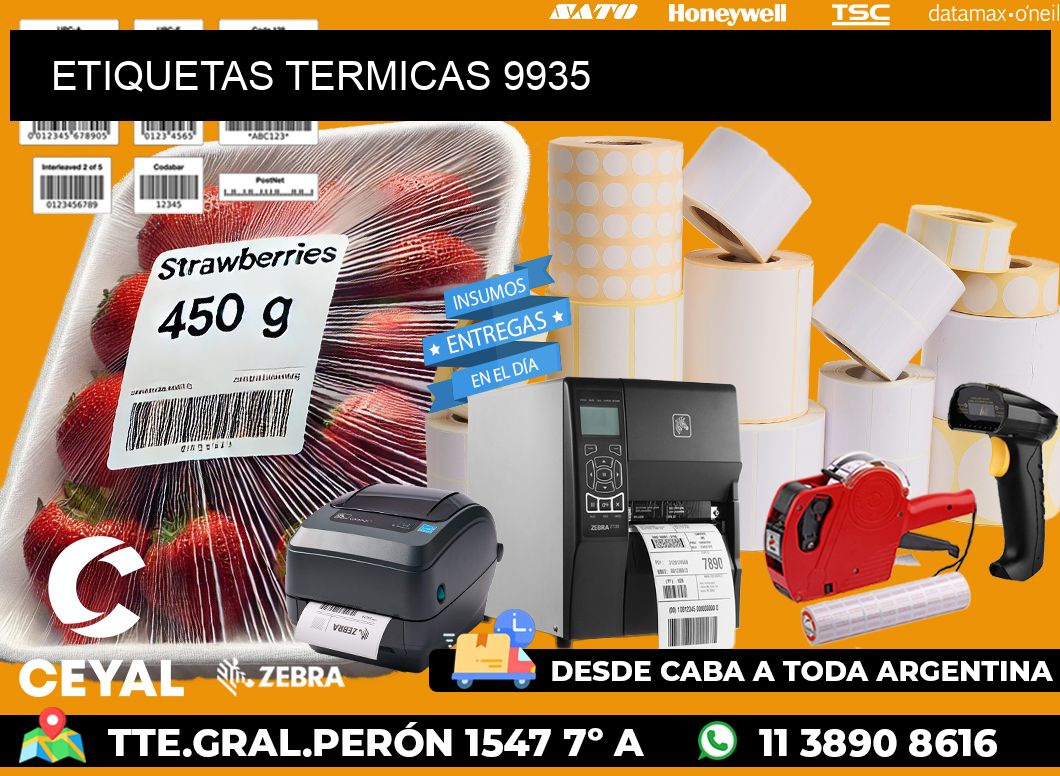 ETIQUETAS TERMICAS 9935