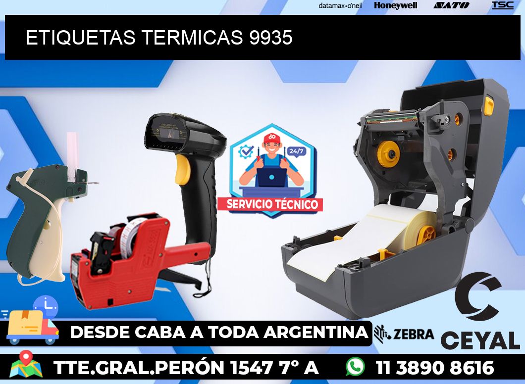 ETIQUETAS TERMICAS 9935