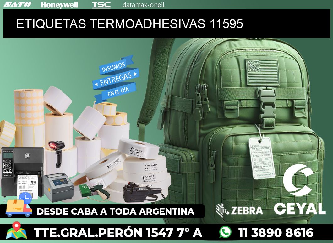 ETIQUETAS TERMOADHESIVAS 11595