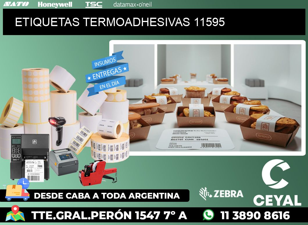 ETIQUETAS TERMOADHESIVAS 11595