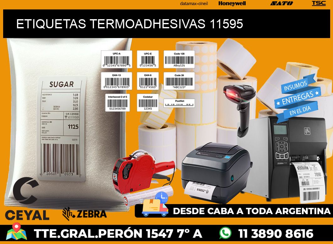 ETIQUETAS TERMOADHESIVAS 11595