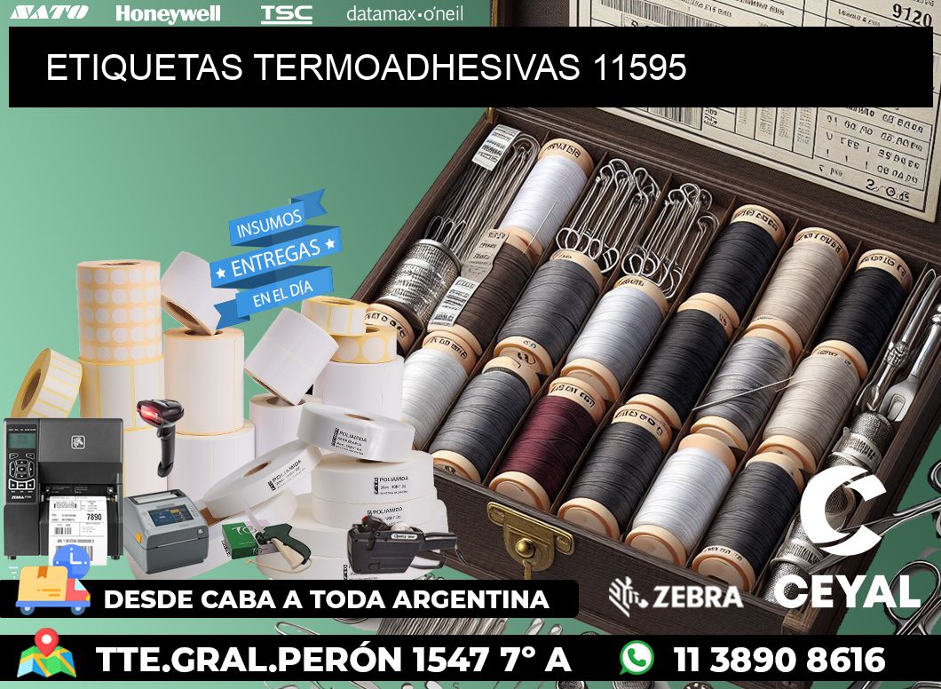 ETIQUETAS TERMOADHESIVAS 11595