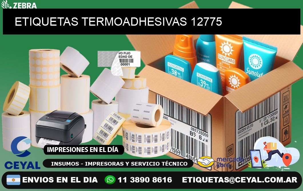 ETIQUETAS TERMOADHESIVAS 12775