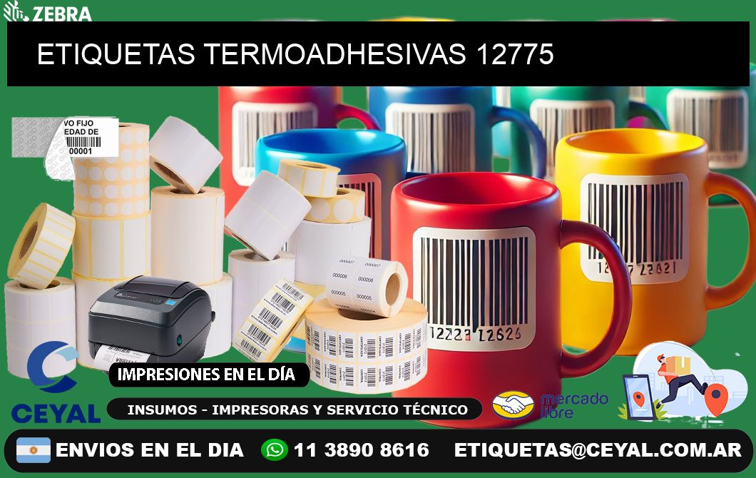 ETIQUETAS TERMOADHESIVAS 12775