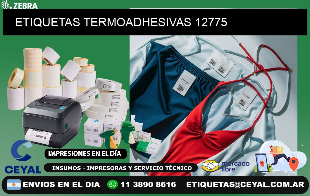 ETIQUETAS TERMOADHESIVAS 12775