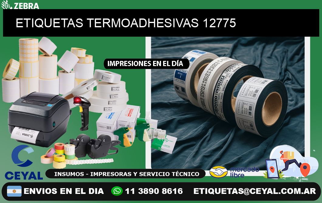 ETIQUETAS TERMOADHESIVAS 12775