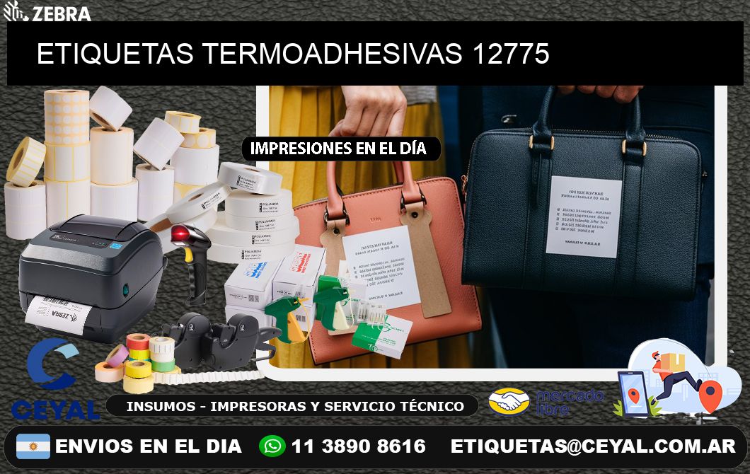 ETIQUETAS TERMOADHESIVAS 12775