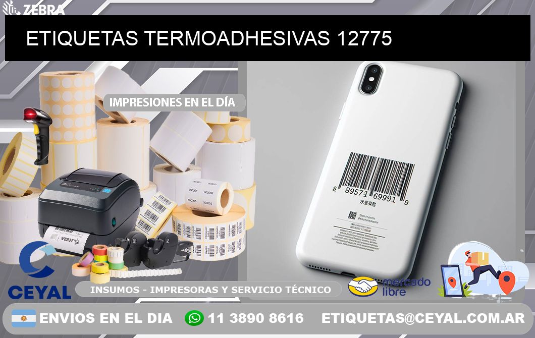 ETIQUETAS TERMOADHESIVAS 12775