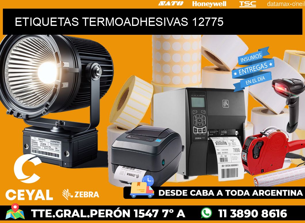 ETIQUETAS TERMOADHESIVAS 12775
