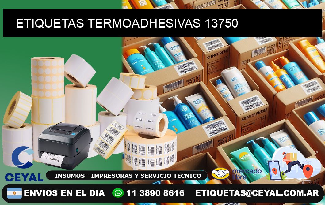 ETIQUETAS TERMOADHESIVAS 13750