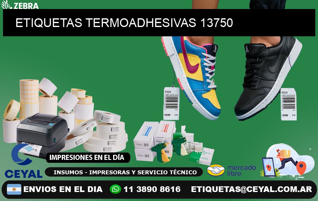ETIQUETAS TERMOADHESIVAS 13750