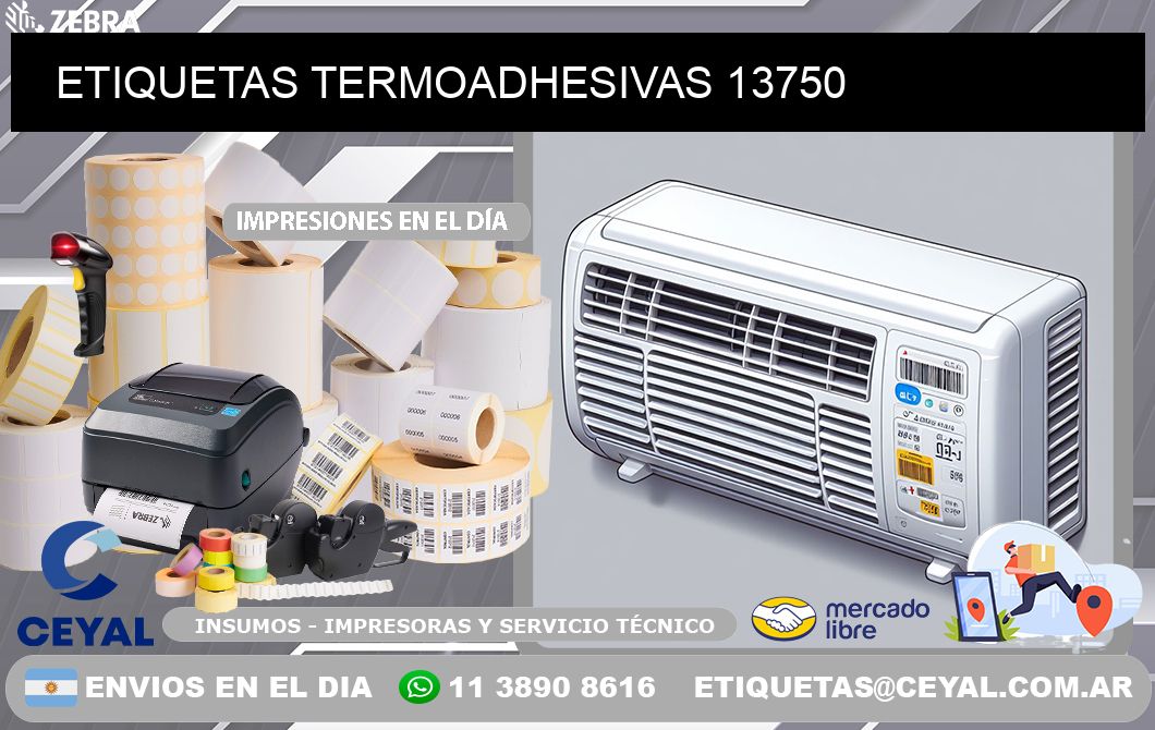 ETIQUETAS TERMOADHESIVAS 13750
