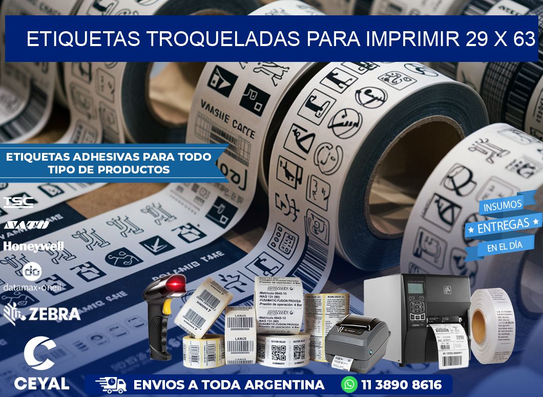ETIQUETAS TROQUELADAS PARA IMPRIMIR 29 x 63